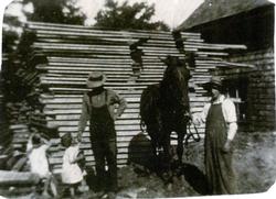 Charlie Collins and Fred Curly at the Mill