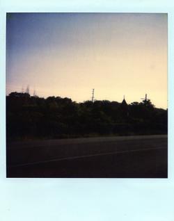 Polaroid Photograph - Depot Exterior Dusk 