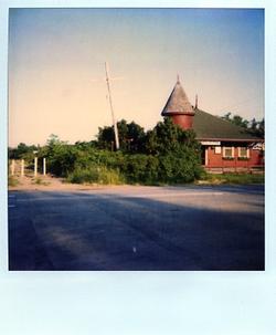 Polaroid Photograph - Depot Exterior at Grey Rd 19