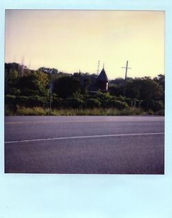 Polaroid Photograph - Depot Exterior at Hwy 26