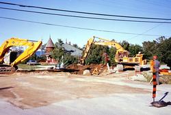 The Depot - Sewer Construction - June 1990