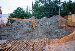 The Depot - Sewer Construction - July 1990