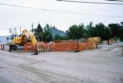 The Depot - Sewer Construction - July 1990