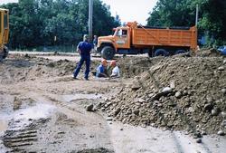 The Depot - Sewer Construction - July 1990