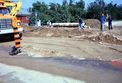 The Depot - Sewer Construction - July 1990