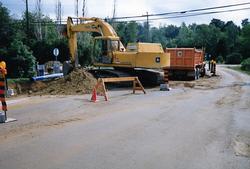 The Depot - Sewer Construction - July 1990