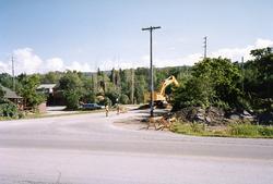 The Depot - Sewer Construction - July 1990