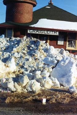 The Depot - Snow Buildup