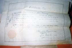 The Depot - Artifact - Certificate 