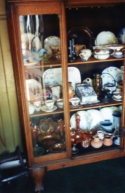 The Depot - Artifact - Large Cupboard with Ceramic Ware 