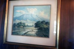 The Depot - Artifact - Photograph of a Mountain Painting 