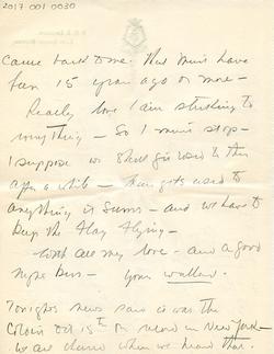 Letter from Willard to his Mother 15-10-34 - Part 8