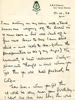 Letter from Willard to his Mother 15-10-34 - Part 9